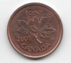 Canada 1 cent 2001 KM# 289, Postzegels en Munten, Munten | Amerika, Verzenden, Noord-Amerika, Losse munt