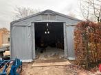 Grote tenthal opslagtent 6x10 mtr. Met schuifdeuren, Tuin en Terras, Ophalen, Gebruikt, Overige materialen, Containerberging