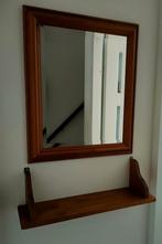 Grenen spiegel 61 x 51 cm., Huis en Inrichting, Woonaccessoires | Spiegels, Ophalen, Gebruikt, Minder dan 100 cm, Rechthoekig