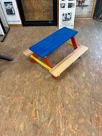 Kinder picknicktafel in kleur, Tuin en Terras, Nieuw, Rechthoekig, Hout, Ophalen