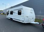 Fendt Diamant 6.50m – 2018 met toilet! Nieuw tapijt, Caravans en Kamperen, Caravans, Rondzit, Frans bed, Bedrijf, Schokbreker