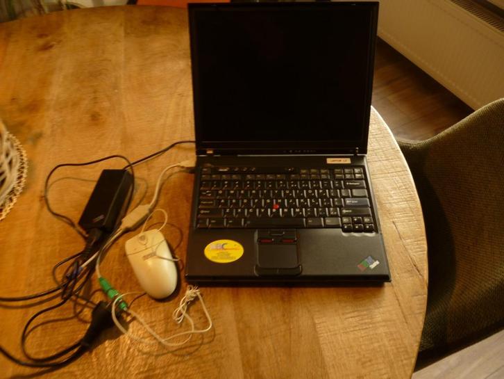 oude IBM laptop   WINDOWS 7   - IBM THINKPAD - Model T-41, Computers en Software, Windows Laptops, Gebruikt, 13 inch, HDD, Onbekend