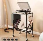 Retro Vinyl Platenrek voor Platenspeler, Ophalen, Minder dan 45 cm, Minder dan 55 cm, Gebruikt