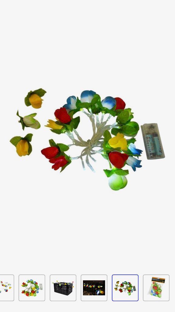 fiets bloemenslinger + LED / decoratieslinger bloemen, Huis en Inrichting, Lampen | Hanglampen, Nieuw, Minder dan 50 cm, Kunststof