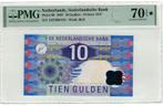 Uniek 10 gulden biljet 1997 IJsvogel PMG 70*, Ophalen of Verzenden, 10 gulden, Los biljet