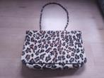 Panterprint tas, Ophalen of Verzenden, Zo goed als nieuw, Beige, Schoudertasje