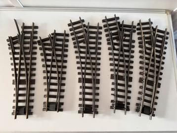 LGB 5 wissels! 4x 16150 R3 wissel, 1x Trainline R2, spoor G beschikbaar voor biedingen