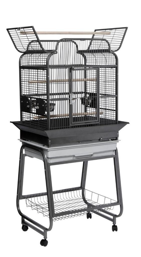 Te koop grote parkiet of papagaai kooi, Dieren en Toebehoren, Vogels | Hokken en Kooien, Vogelkooi, Metaal, Ophalen