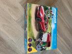 Playmobil Porsche met paardentrailer - 9376, Ophalen of Verzenden, Zo goed als nieuw, Complete set