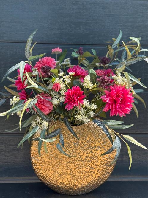 Nieuwzomers zijden boeket, Huis en Inrichting, Woonaccessoires | Kunstplanten en Kunstbloemen, Nieuw, Binnen, Ophalen