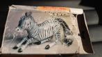 blikken opwind zebra in doos, Antiek en Kunst, Antiek | Speelgoed, Ophalen of Verzenden
