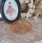 Brocante blaker roze glas, Ophalen of Verzenden