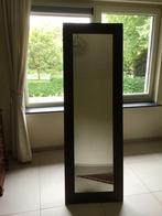 Passpiegel staand hout, Ophalen, Zo goed als nieuw, 150 tot 200 cm, Rechthoekig
