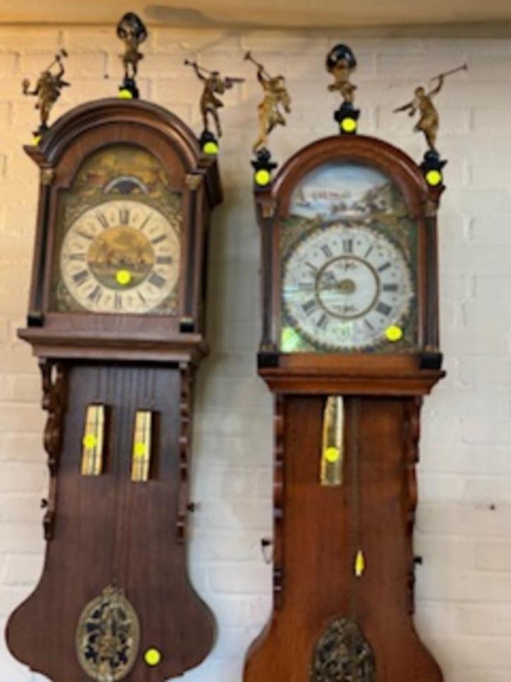 vele Friese staartklokken LAATSTE WEEK  LEEGVERKOOP, Antiek en Kunst, Antiek | Klokken, Ophalen