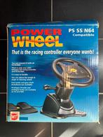 Power wheel voor PS/SS/N64, Spelcomputers en Games, Spelcomputers | Sony PlayStation 2, Ophalen, Zwart, Zonder controller, Slim