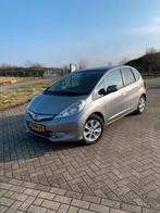 Honda Jazz Hybrid 1.4 Exclusive-Leder-Panoramadak-Trekhaak, Auto's, Zwart, 4 cilinders, 49 €/maand, Leder