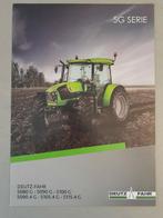 Tractor folder Deutz-Fahr 5G serie, Boeken, Catalogussen en Folders, Folder, Ophalen of Verzenden, Zo goed als nieuw