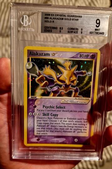 Alakazam Gold Star beschikbaar voor biedingen