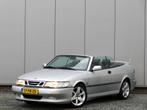 Saab 9-3 Cabrio 2.0 Turbo AUT Aero Leer / Trekhaak / Stoelve, Auto's, Zwart, 4 cilinders, Cabriolet, Open dak