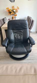 Stressless fauteuil zwart (ophalen in Meppel), Huis en Inrichting, Fauteuils, Ophalen, Gebruikt