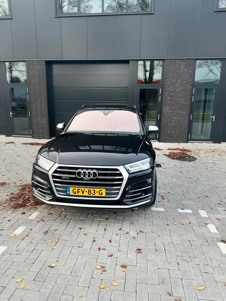 Audi Q5 SQ5 3.0 Tfsi Quattro 354pk Tiptronic 2018 Zwart, Auto's, Audi, Particulier, Q5, 360° camera, 4x4, ABS, Achteruitrijcamera