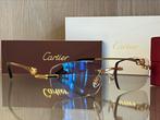 Cartier Panthere Goud Transparant, Nieuw, Overige merken, Bril, Ophalen of Verzenden