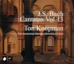 Bach Cantatas Vol 13 Ton Koopman 3 Cd's, Ophalen of Verzenden, Barok, Gebruikt, Vocaal