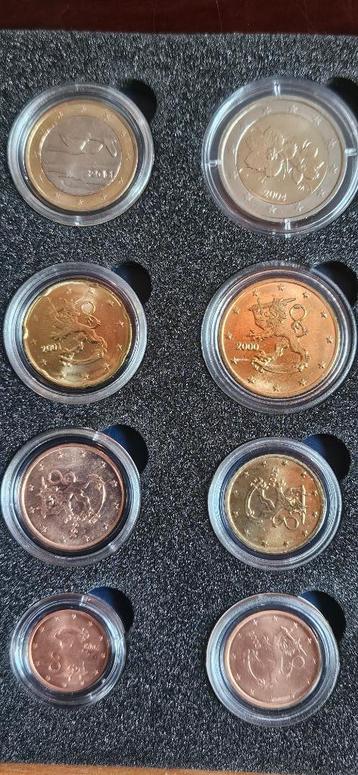 Setje euromunten Finland 1999-2003 BU beschikbaar voor biedingen