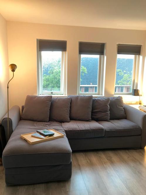 IKEA Grönlid 3-zits bank + chaise longue, Huis en Inrichting, Banken | Complete zithoeken, Zo goed als nieuw, Stof, Ophalen