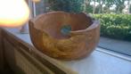 Teakhouten fruitschaal, Schaal, Rond, Ophalen of Verzenden, Zo goed als nieuw