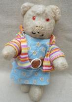 Klein oud wit teddybeertje    , Verzamelen, Beren en Cherished Teddies, Ophalen of Verzenden, Gebruikt, Stoffen beer, Overige merken