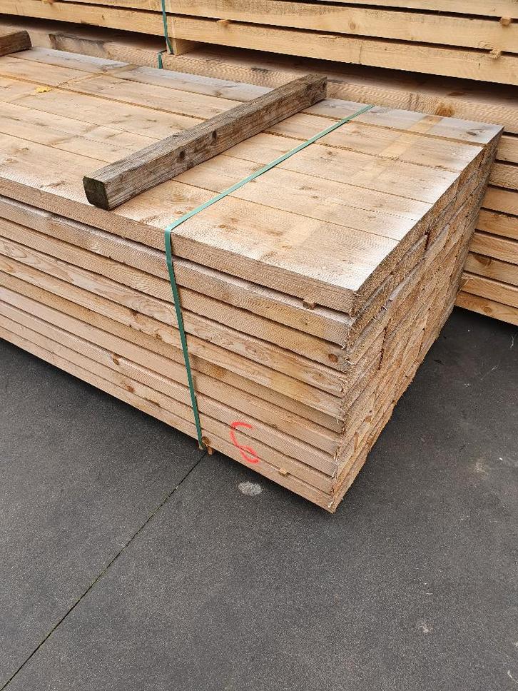 vuren Balken gezaagd VUREN BALKHOUT, balken, Tuin en Terras, Palen, Balken en Planken, Nieuw, Balken, 250 cm of meer, Ophalen