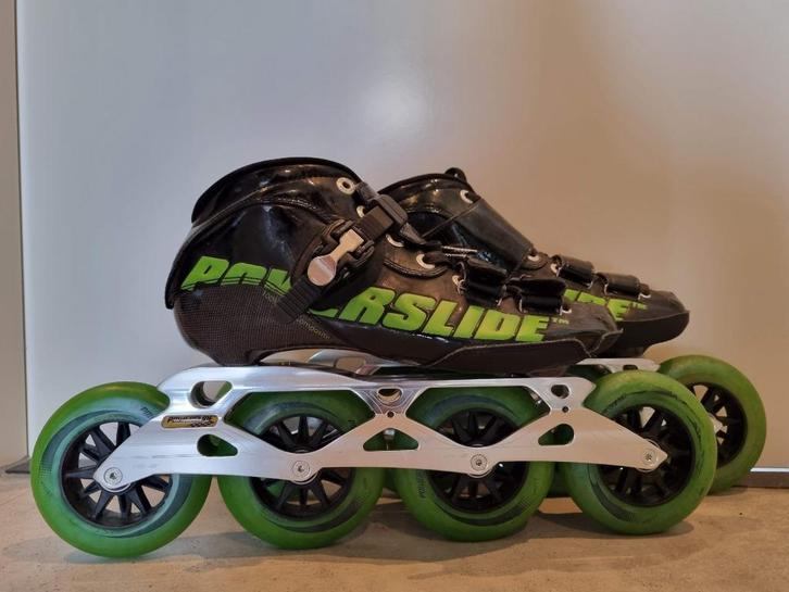 Gave Powerslide C6 skeelers, grote wielen, maat 43, Sport en Fitness, Skeelers, Zo goed als nieuw, Inline skates 4 wielen, Powerslide