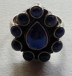 RING 925 met Lapis Lazuli / Azuursteen / Lazuriet  Zilver 18, 18 tot 19, Ophalen of Verzenden, Met edelsteen, Dame