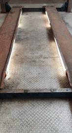 2 traan plaat 6x3 meter, Doe-het-zelf en Verbouw, Steigers, Ophalen, Gebruikt, Overige typen, Minder dan 2 meter