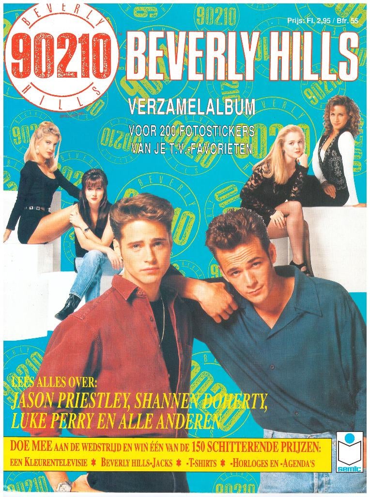 Beverly Hills 90210 Verzamelalbum (1992), Ophalen of Verzenden, Gebruikt, Tv, Overige typen