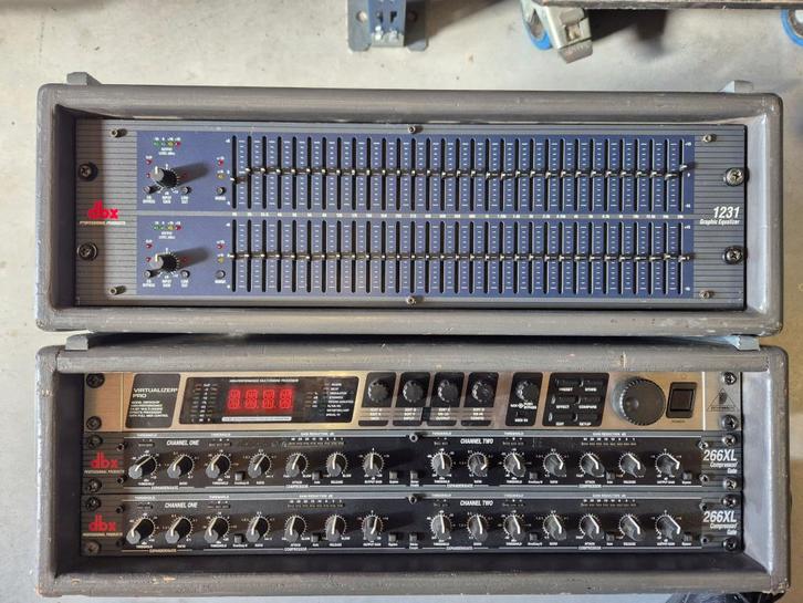 set effecten en EQ netjes in binnenracks, Muziek en Instrumenten, Effecten, Gebruikt, Overige typen, Equalizer, Multi-effect, Ophalen