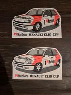 Renault Clio Cup Marlboro Stickers (2x), Ophalen of Verzenden