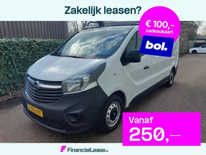 Opel Vivaro, Auto's, Opel, Bedrijf, Lease, Financial lease, Vivaro, ABS, Airbags, Airconditioning, Alarm, Bluetooth, Centrale vergrendeling