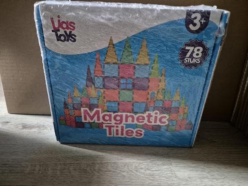 magnetic tiles 78 stuks, Kinderen en Baby's, Speelgoed | Bouwstenen, Nieuw, Overige merken, Ophalen of Verzenden