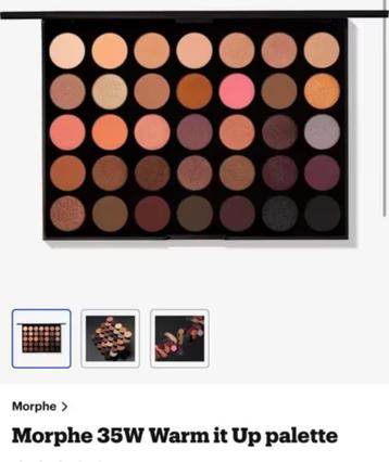 NIEUW! Morphe oogschaduw pallet €27,99 beschikbaar voor biedingen