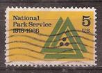 USA, Nationale Parken, 50 jaar, 1966., Verzenden, Noord-Amerika, Gestempeld