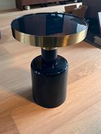 Zuiver Glam Bijzettafel - Blaauw, Huis en Inrichting, Tafels | Bijzettafels, Minder dan 55 cm, Gebruikt, Metaal of Aluminium, Rond