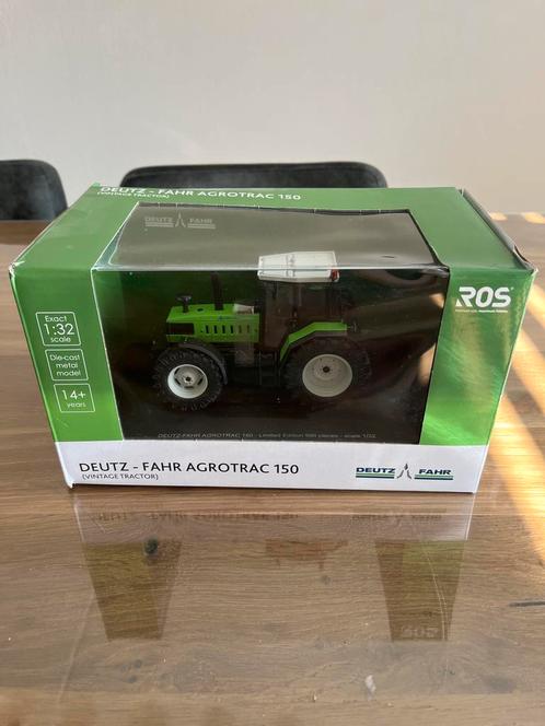 Deutz Fahr Agrotrac 150 trekker ROS gelimiteerde uitgave, Hobby en Vrije tijd, Modelauto's | 1:32, Zo goed als nieuw, Tractor of Landbouw