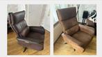Elektrische relaxstoelen (bruin en donkerbruin), Ophalen, Gebruikt, Bruin, Twee