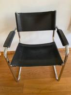 4 eetkamerstoelen buisframe, Ophalen, Gebruikt, Zwart, Design