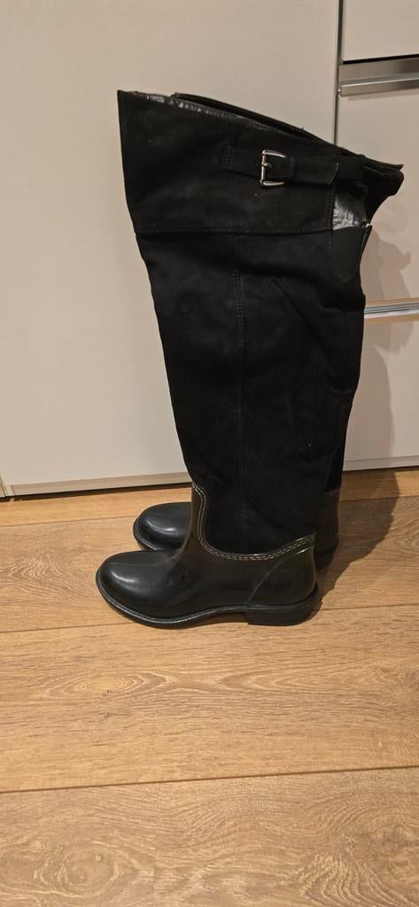 Zwarte kaplaarzen - Maat 41 - Nieuw, Ophalen of Verzenden, Nieuw, Zwart, Hoge laarzen