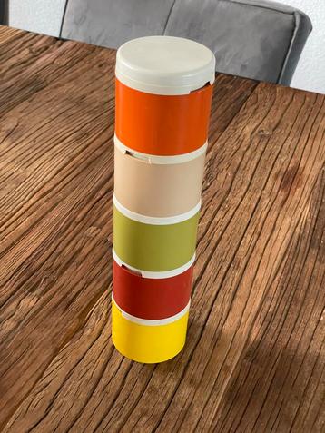 Vintage Tupperware Kruidenpotjes Jaren 70 beschikbaar voor biedingen