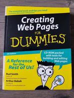 Boek : Creating Web Pages for Dummies, Boeken, Informatica en Computer, Ophalen of Verzenden, Gelezen, Internet of Webdesign, Bud Smith, Arthur Bebak