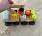 IKEA Mula Houten Hijskraan met Blokken, Ophalen of Verzenden, Zo goed als nieuw, Duw- of Trekspeelgoed